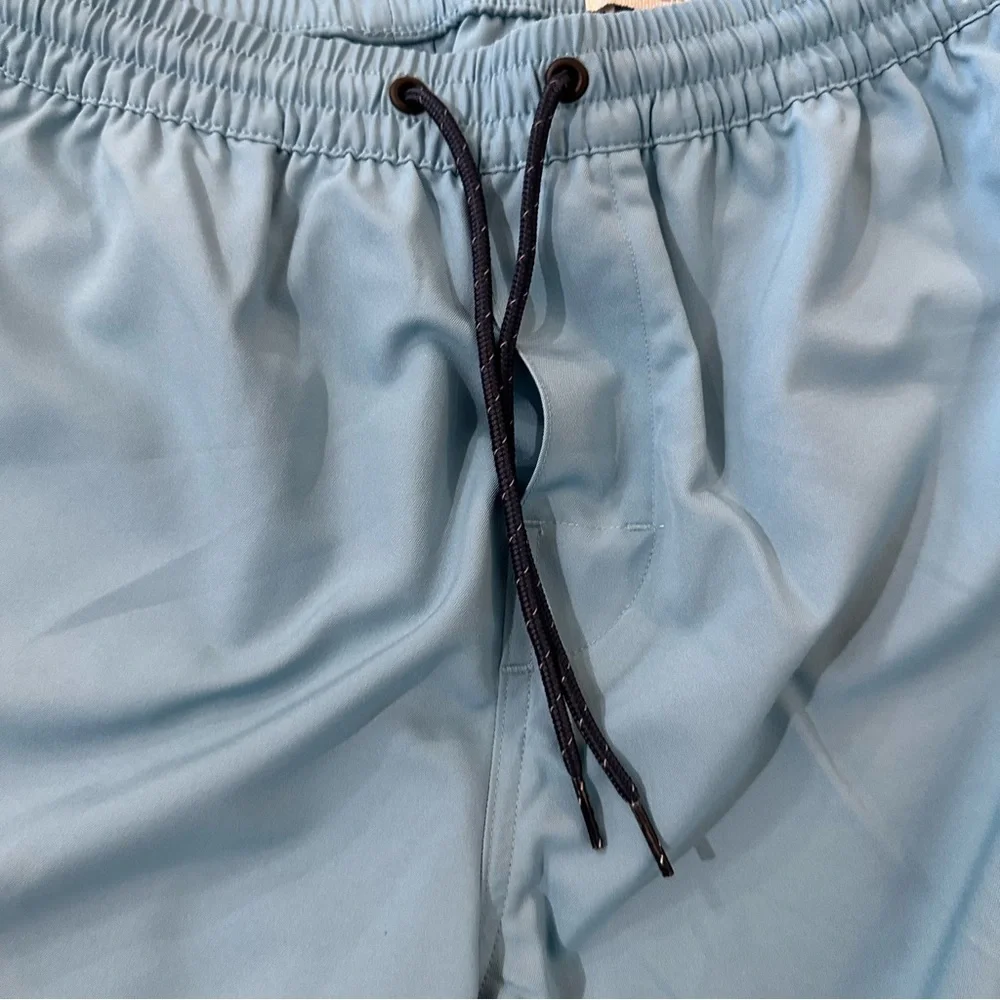 OuterKnown Men’s Nomadic Volley Sky Blue Versatile Swim Shorts Sz S NWT